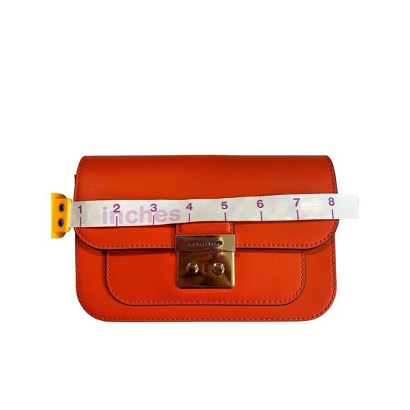 MICHAEL KORS SLOAN EDITOR SMALL FLAP BELT BAG FANNY PACK CLUTCH (NO BELT) - Picture 8 of 9